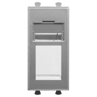 4404201 - ДКС Адаптер для Keystone, "Avanti", "Закаленная сталь", 1 модуль