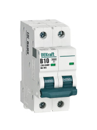 DEKraft Автоматический выключатель ВА105-2P-010A-B