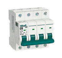 DEKraft Авт. выкл. без теплозащиты 4P 6А х-ка C 6кА ВА-103M