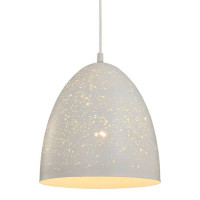 LUSSOLE PORT CHESTER Подвесной светильник, цвет основания - белый, плафон - металл (цвет - белый), 1x60W E27, LSP-9891