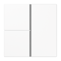 Набор клавиш для сенсорного модуля KNX, тройной, белый, LS403TSAWW Набор клавиш для сенсорного модуля KNX, тройной, белый, LS403TSAWW