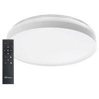 Светильник светодиодный управляемый с пультом 80W, Max. 5600Lum, 3000К-6500K, AL6230 “Simple matte”, Feron 48072
