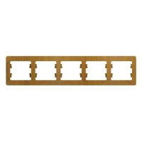 Glossa Рамка 5-ная, горизонтальная, дерево дуб Glossa Рамка 5-ная, горизонтальная, дерево дуб