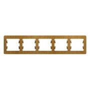 Glossa Рамка 5-ная, горизонтальная, дерево дуб