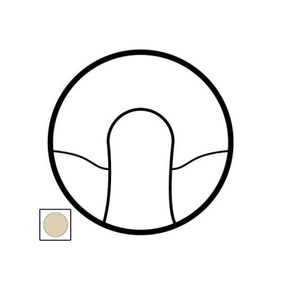 66225 - Лицевая панель - Программа Celiane - кабельный вывод Кат. № 0 671 81 - слоновая кость, Legrand