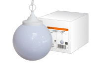 Светильник НСБ 02-60-251 УХЛ4 60 Вт, IP40, шар опал 250 мм, цепь белая TDM Electric, SQ0313-0006