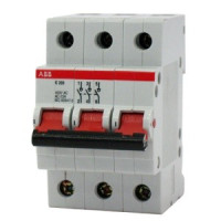 E203/80R - Рубильник 3пол. E203r 80A рычаг крас.