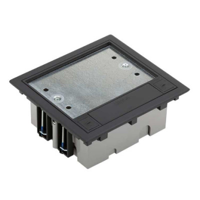 Simon SConnect Люк на 2 CIMA-мод. (4 мод. 45х45 мм), глубина 90-120мм, посадка 170х155мм, max 600кг, графи, SF210-14