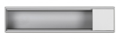 Simon K45 Connect Офиблок Compact из алюминия на 4 механизма белого цвета, KFC204-9