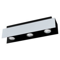 97396 Светодиод. потолочный светильник VISERBA, 3х5W (GU10), L410, B85, H115, 3х400lm, сталь, белый