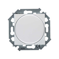 Simon Simon15 Светорегулятор электронн., переключатель, 500Вт 230В~, винт. зажим, белый, 1591790-030