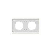 DKC KANT Рамка 2 поста IP44, белая магнолия, 7000944
