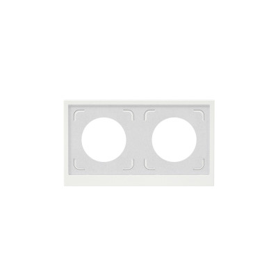 DKC KANT Рамка 2 поста IP44, белая магнолия, 7000944