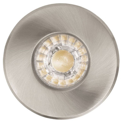 94976 Светодиодный встраиваемый светильник IGOA, 1x3,3W (GU10), ?85, IP44, литой металл, никель мато