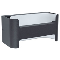 98729 Уличный светод. светильник настенный PASSIRANO, 4,8W (LED), L240, H120, A110, 500lm, литой ал