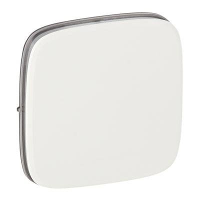 755005 - Valena ALLURE.Лицевая панель для выключателей одноклавишных.Белая, Legrand