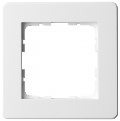 81101RW Рамка 1 постовая с закругленным углом, белый , Wedder