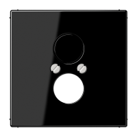 Крышка для 2-х гнезд (разъемов для громкоговорителей); черная, LS962SW