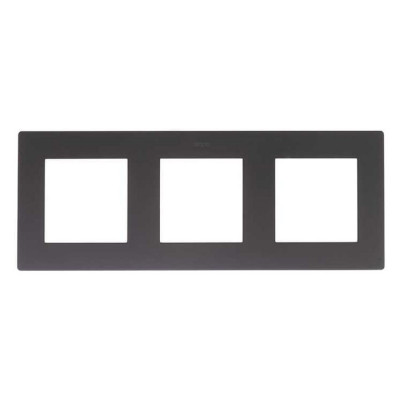 Simon Рамка 3 поста, графит, 2400630-038