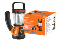 Фонарь светодиодный "Кемпинг 4" аккумуляторный, 24+19 LED, 44 лм/Вт, 3 режима с поворот. ручкой, TDM Electric, SQ0350-0031