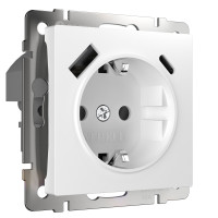 Werkel W1171701/ Розетка с заземлением, шторками и USB тип A+C (белый), a056272 Werkel W1171701/ Розетка с заземлением, шторками и USB тип A+C (белый), a056272