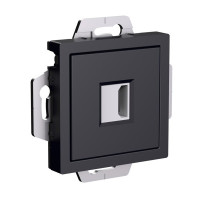 ATN001080 - ATLASDESIGN РОЗЕТКА HDMI, механизм, КАРБОН, Systeme Electric