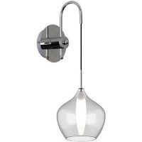 Lightstar 803541 (MВ2098L-1C) Бра PENTOLA 1х25W G9 ХРОМ/ПРОЗРАЧНЫЙ (в комплекте)