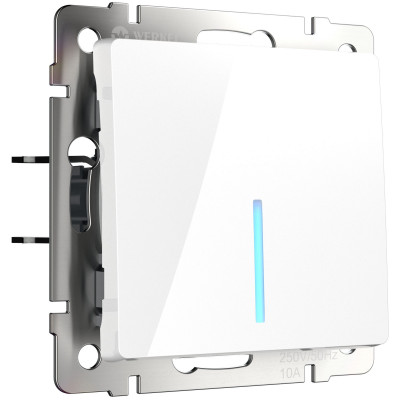 Werkel W1110101/ Выключатель одноклавишный с подсветкой (белый), a051110