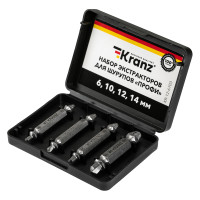 Набор экстракторов для шурупов Профи KRANZ, KR-12-6703