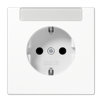 SCHUKO®-розетка 16 A / 250 B ~с дополнительной защитой и полем для надписи, LS1520INAWW