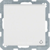 47516089 - Штепсельная розетка SCHUKO с откидной крышкой цвет: полярная белизна, с эффектом бархата, Berker