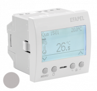 Мультифункц. хронотермостат – 2 мод,алюм, EFAPEL, 45235 SAL