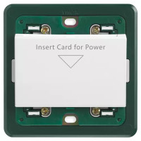 Vimar Выключатель от Смарт карты 230V белый, 14466