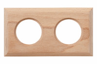 Bironi Рамка 2-х постовая для скрытого монтажа (дерево, Натурэль), BF4-620-10