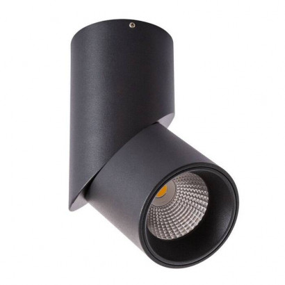 Arte Lamp MEISU, Накладной светильник, цвет арматуры - черный, цвет плафона/декора - ЧЕРНЫЙ, 15W LED, A7717PL-1BK