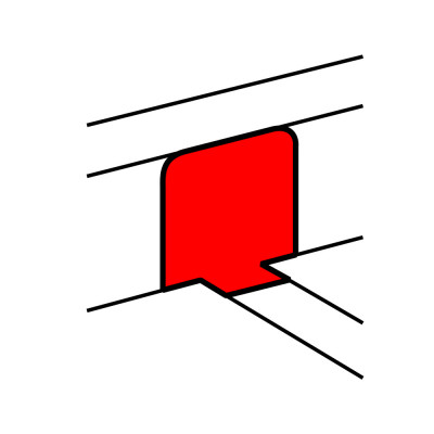 Legrand Переходник на напольный кабель-канал, крышка 65мм, 010771