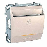 ВЫКЛЮЧАТЕЛЬ карточный, с выдержкой времени, 8 А, БЕЖЕВЫЙ