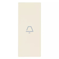 Vimar Клавиша 1M аксиальная с символом звонок конопляная, 31000A.CC