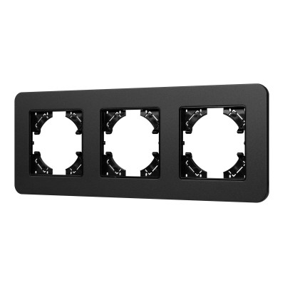 049741 - Рамка алюминиевая FRM-AKIRY-SFAL-3-BK (Arlight, -)