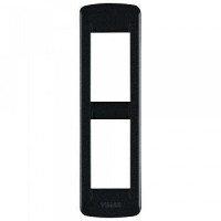 Vimar Накладка на 2 модуля RONDO для панелей металл черный, 16784.11