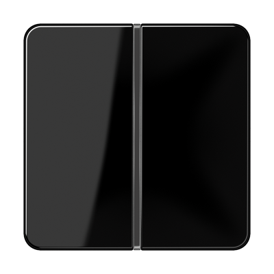 1-клавишная накладка для пульта КNX, чёрная, для серии СD, CD401TSASW