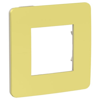 рамка 1-постовая, ЗЕЛЕНОЕ ЯБЛОКО/бежевый