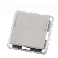 Выключатель Отельный карточный  с декоративной накладкой 10А, 250В, цвет тауп, G6209T, Jasmart