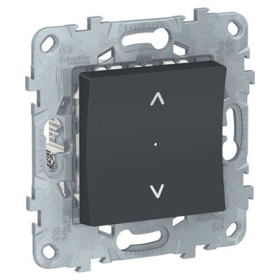 выключатель Wiser управление жалюзи, антрацит