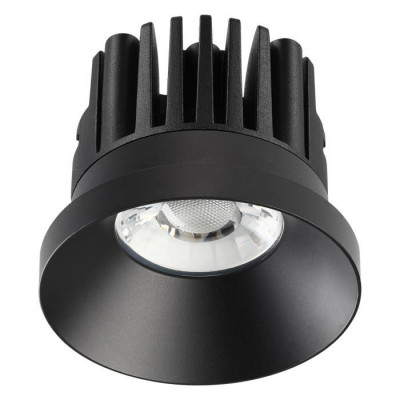 Novotech 357586 SPOT NT18 225 черный Встраиваемый светильник IP44 LED 3000K 10W 100-265V METIS