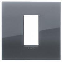 Vimar Накладка CLASSIC на 1 модуль рефлекс серый дым, 19641.61