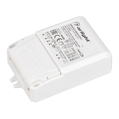 Блок питания ARJ-SP-12-PFC-DALI2-A (12W, 3-24V, 0.35-0.7A) (Arlight, IP20 Пластик, 5 лет), 033809