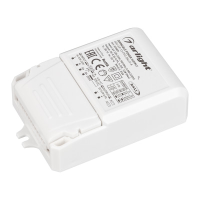 Блок питания ARJ-SP-12-PFC-DALI2-A (12W, 3-24V, 0.35-0.7A) (Arlight, IP20 Пластик, 5 лет), 033809