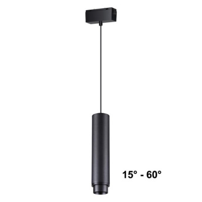 Novotech 358532 SHINO NT21 047 черный Трековый светильник для низковольного шинопровода, длина провода 1м IP20 LED 4000K 15W 48V KIT