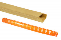 Кабель-канал 40х25 желтая сосна 3D (40м) TDM Electric, SQ0402-0608